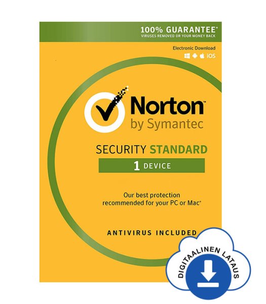 Symantec Norton Security Standard 1 laite / 2 vuotta