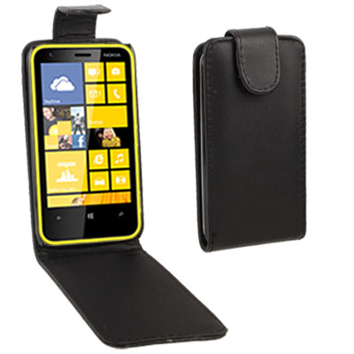Nokia Lumia 620 suojakotelo synteettisestä nahasta