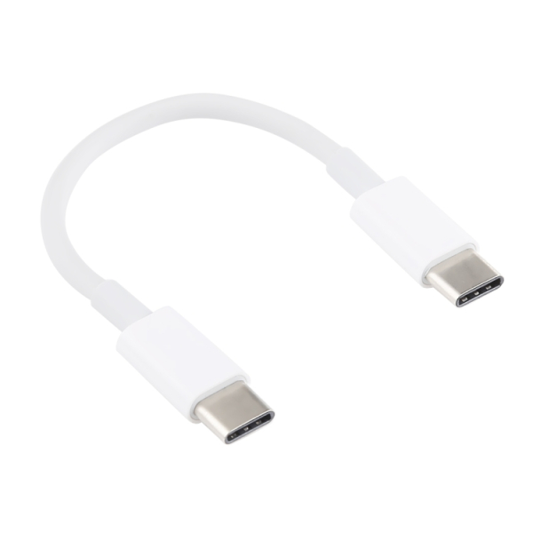 USB-C / Type-C - USB-C / Type-C tiedonsiirto- ja pikalatauskaapeli, pituus 14 cm