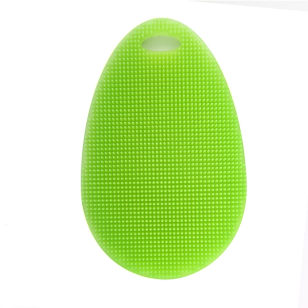 Antibacterial Silicone Dish Washing Pad (Green)
