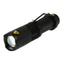 SK98 3 Mode Cree XM-L T6 LED Focus Flashlight, Luminous Flux: 1000lm, Length: 11.5cm
