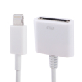 30 Pin Female to Male Sync Data Cable Adapter for iPhone 5, iPad mini / mini 2 Retina, iTouch 5, Length: 14cm