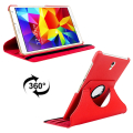 Litchi Texture 360 Degree Rotation Leather Case with 2 Gears Holder & Sleep / Wake-up Function for Samsung Galaxy Tab S 8.4 / T700(Red)