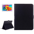 Crazy Horse Texture Flip Leather Case with Credit Card Slots & Holder for Samsung Galaxy Tab 4 10.1 / SM-T530 (Black)