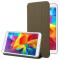 Frosted Texture Flip Leather + Transparent Trosted Plastic Case with Holder for Samsung GALAXY Tab 4 / T330 (Brown)