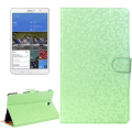 Honeycomb Texture Flip Leather Case with Holder for Samsung Galaxy Tab S 8.4 / T700(Green)