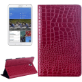 Crocodile Texture Flip Leather Case with Holder for Samsung Galaxy Tab S 8.4 / T700(Magenta)