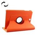 Litchi Texture 360 Degree Rotating Leather Protective Case with Holder for Samsung Galaxy Tab A 9.7 / P550(Orange)
