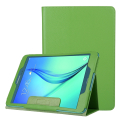 Litchi Texture Horizontal Flip Solid Color Leather Case with Two-Folding Holder for Samsung Galaxy Tab A 9.7 / T550(Green)