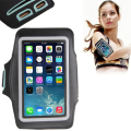 Universal PU Sports Armband Case with Earphone Hole for iPhone 6 / Samsung Galaxy S IV / i9500 / S III / i9300(Black)