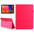 2-folding Litchi Texture Flip Leather Case with Holder for Samsung Galaxy Note & Tab Pro 12.2 / P900 (Red)