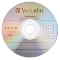 Verbatim DVD-R 4.7GB 16x 50kpl 