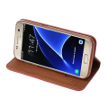 Nahkainen suojakotelo Samsung Galaxy S7, punainen