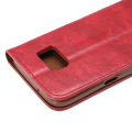 Nahkainen suojakotelo Samsung Galaxy S7, punainen