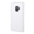 Samsung Galaxy S9 nahkakotelo (valkoinen)