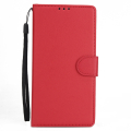 Huawei P Smart nahkainen suojakotelo (punainen)