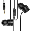 In-Ear stereo nappikuulokkeet, musta