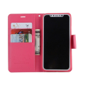 iPhone X lompakkokotelo (magenta)