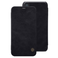 iPhone X nahkainen suojakotelo (musta)
