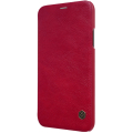 iPhone X nahkainen suojakotelo (punainen)