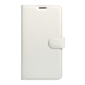 LG G6 nahkainen lompakko/suoja (valkoinen)