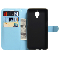 OnePlus 3, 3T nahkainen suojakotelo, sininen
