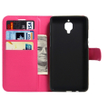 OnePlus 3, 3T nahkainen suojakotelo, magenta