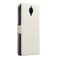 OnePlus 3, 3T nahkainen suojakotelo, valkoinen