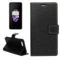 OnePlus 5 lompakkokotelo (musta)