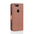 Nahkainen suojakotelo OnePlus 5T , ruskea