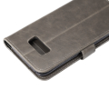 Nahkainen lompakko/suoja Samsung Galaxy S8 (harmaa)