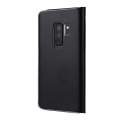 Samsung Galaxy S9+ nahkakotelo (musta)