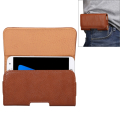 Universal flip leather case with belt clip