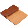Universal flip leather case with belt clip