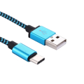 USB-C / USB-A  data- ja latauskaapeli