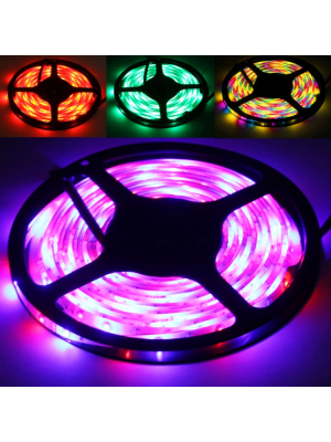 Monivärinen LED-valonauha kaukosäätimellä, 5 m