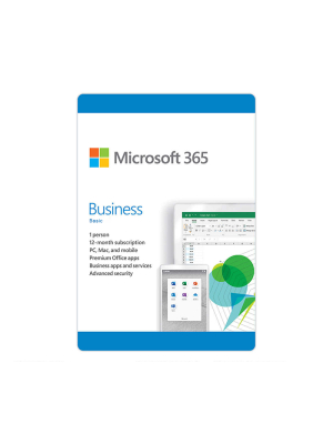 Microsoft 365 Business Standard - 5 laite / 1 käyttäjä/ 1 vuosi - Aktivointikoodi sähköpostitse