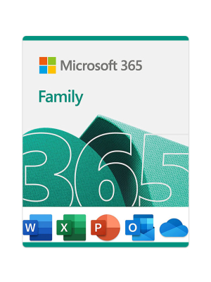 Microsoft 365 Family - 12 kk - Aktivointikoodi sähköpostitse