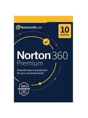Norton 360 Premium - 10 laitteelle/ 24 kk  - Aktivointikoodi sähköpostitse