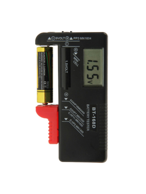 Digitaalinen paristotesteri AAA, AA ja 9V-paristoille