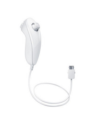Wii Nunchuk apuohjain, valkoinen