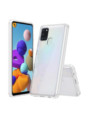 Samsung Galaxy A21s kova suojakuori (läpinäkyvä)