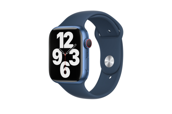 Apple Watch 42/ 44/ 45/ 49 mm rannehihna - tummansininen - M/L