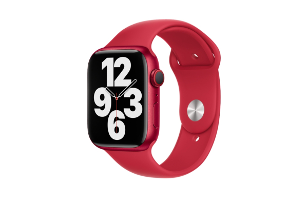 Apple Watch 42/ 44/ 45/ 49 mm rannehihna - punainen - M/L