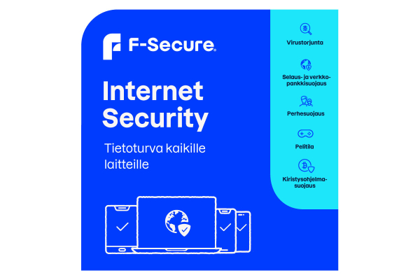 F-Secure Internet Security - 3 laitetta 2 vuotta