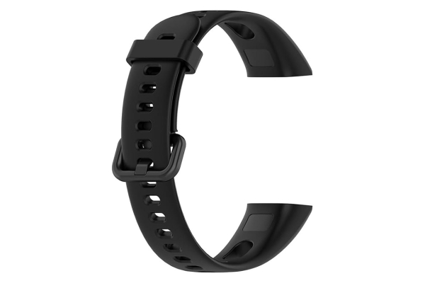 Huawei Band 4 - Silikoniranneke, säädettävä vaihtoranneke - musta