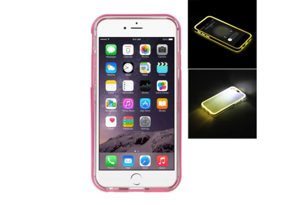 IPhone 6 / 6S vilkkuva suojakuori , magenta