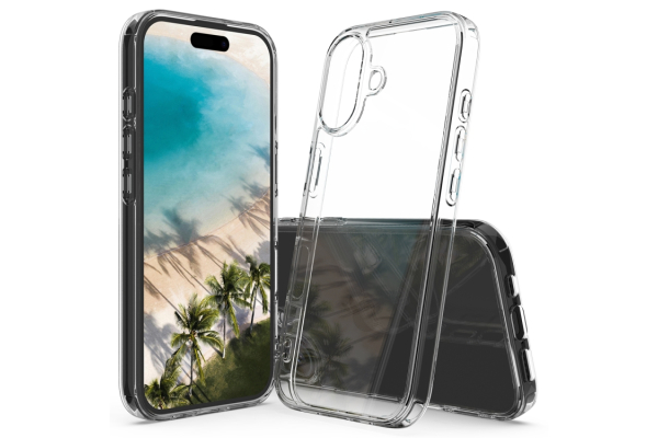 iPhone 16 -suojakuori, läpinäkyvä