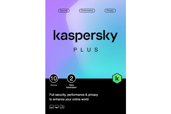 Kaspersky Plus Internet Security 10 laitetta / 2 vuotta - sähköinen lisenssi