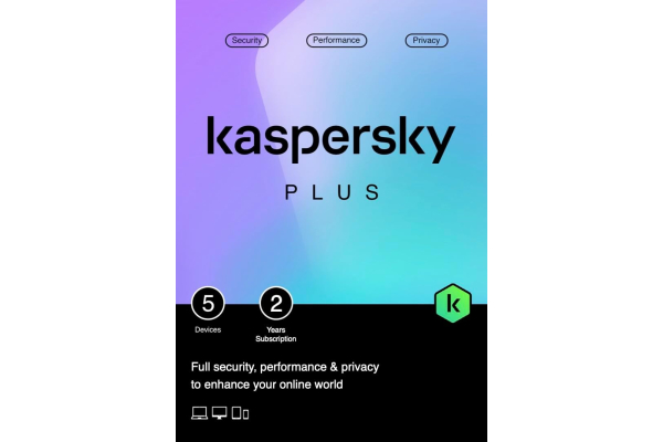Kaspersky Plus Internet Security 5 laitetta / 2 vuotta - sähköinen lisenssi